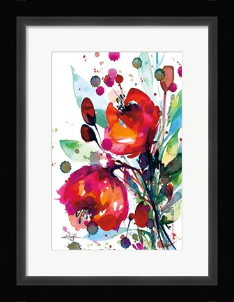 Framed Floral Dream I Print