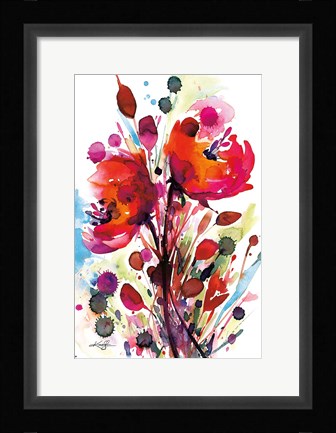 Framed Floral Dream II Print