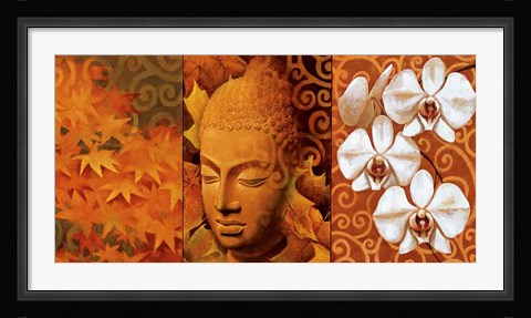 Framed Buddha Panel II Print