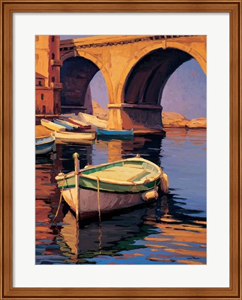 Framed Reflejos de Marsella I Print