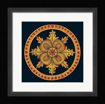 Framed Rosette I Print