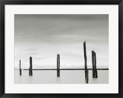 Framed Cluster of Posts I Print