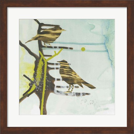 Framed Chit, Chat, Chirp Print