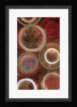 Framed Nature's Spheres I Print