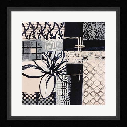 Framed Nature's Patterns I Print