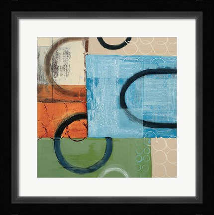 Framed Going in Circles Print