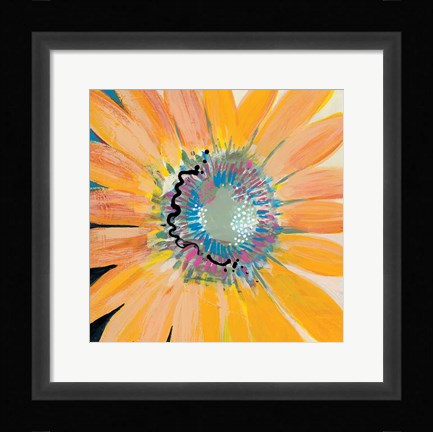 Framed Sunshine Flower IV Print