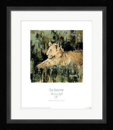 Framed Heart of the Jungle IV Print