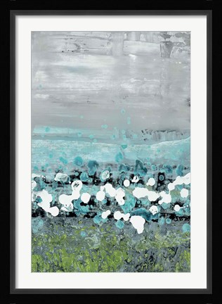 Framed Aqua Motion Print