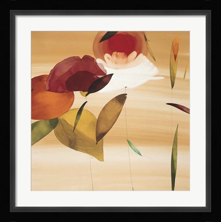 Framed Floral Inspiration II Print