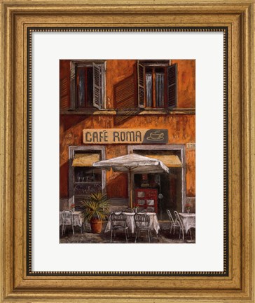 Framed Cafe Roma Print