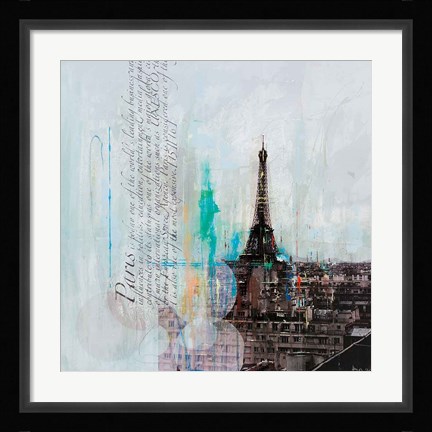 Framed City of Light I Print