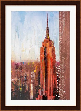 Framed Fifth Avenue and West 34th Street Print