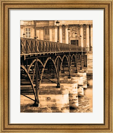 Framed Ponts des Arts - Dtail Print