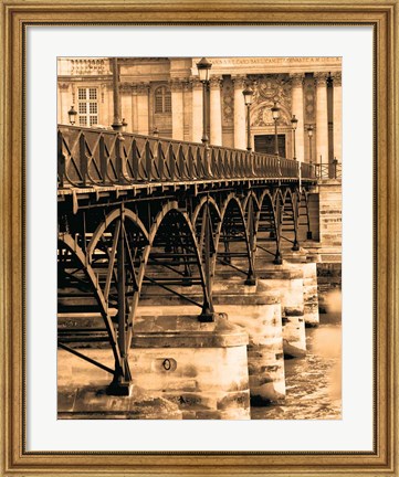 Framed Ponts des Arts - Dtail Print