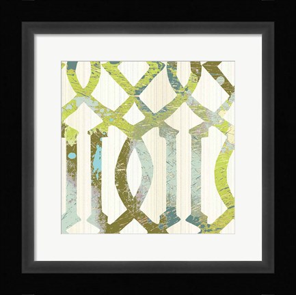 Framed Ornamental I Print