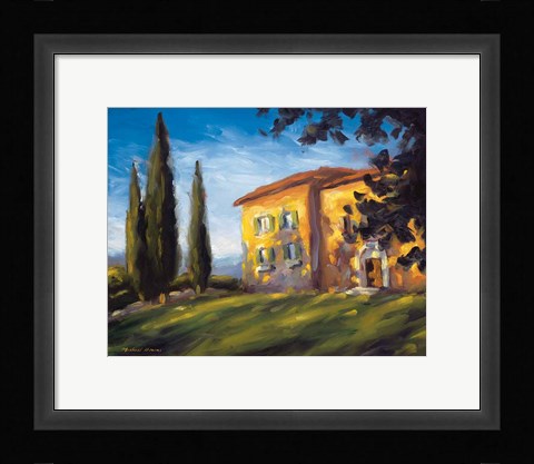 Framed Rural Villa Print