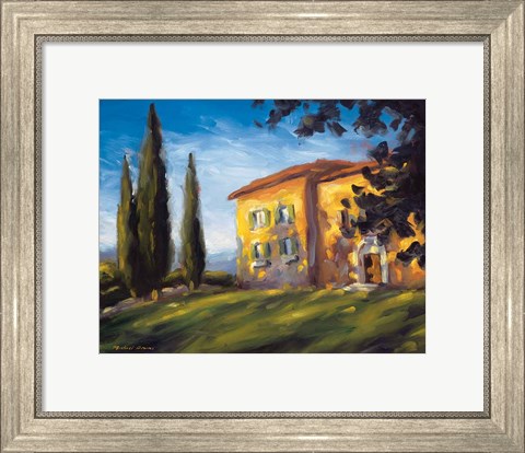 Framed Rural Villa Print