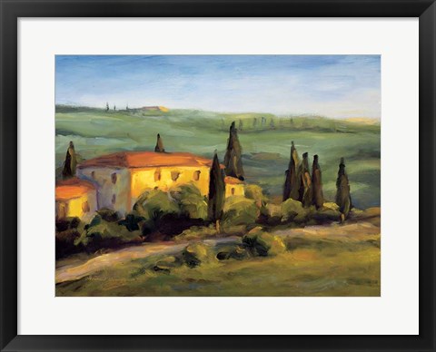 Framed Tuscan Morning Print