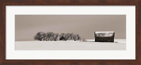 Framed Winter Retreat Print