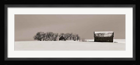 Framed Winter Retreat Print