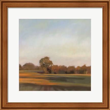 Framed Harvest Fields Print