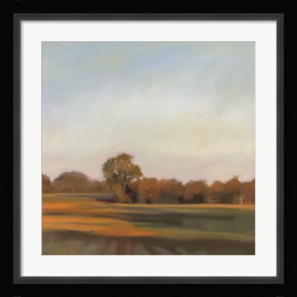 Framed Harvest Fields Print