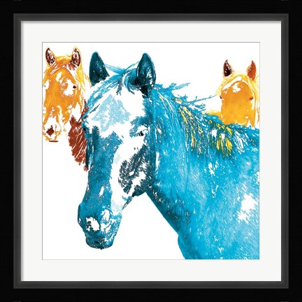 Framed It's Cool To Be Blue Print