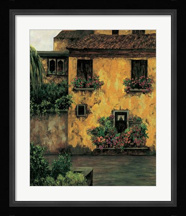 Framed Summer Villa Print