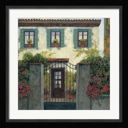 Framed Three Windows Print