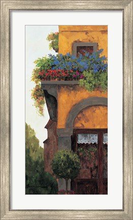 Framed Verona Balcony I Print