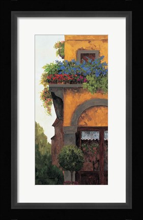 Framed Verona Balcony I Print