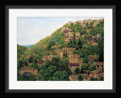 Framed Vista de Dei Print