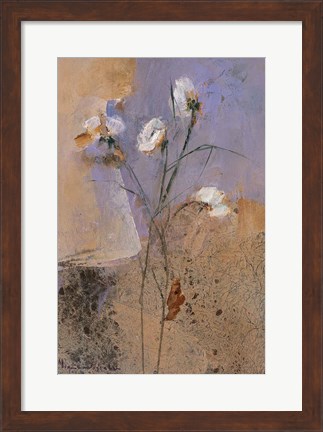 Framed Flowers of June Series I Print