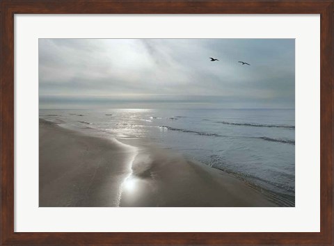 Framed Beach Flight Print