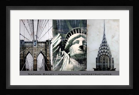 Framed Monumental Infrastructures Print