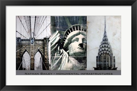 Framed Monumental Infrastructures Print