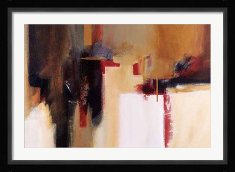 Framed Oriental Green Print