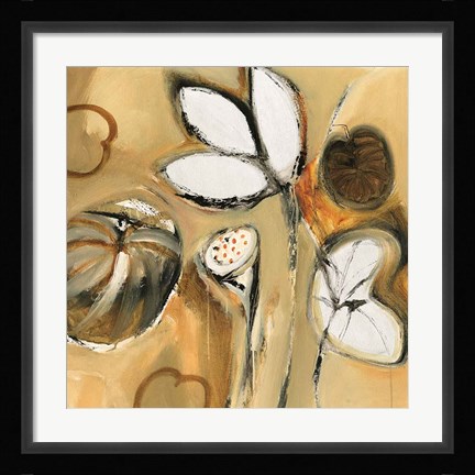 Framed Lily Pond II Print