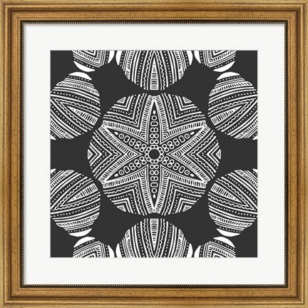 Framed Kaleidoscope Duo III Print