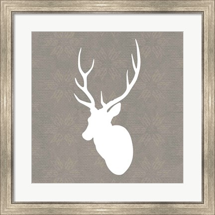 Framed Buck I Print