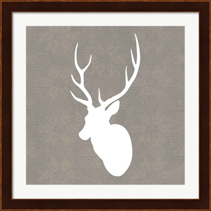 Framed Buck I Print