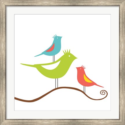 Framed Songbirds II Print