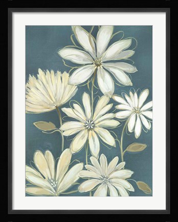 Framed Opposites Attract I - dark Print