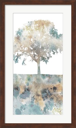 Framed Water Tree I Print