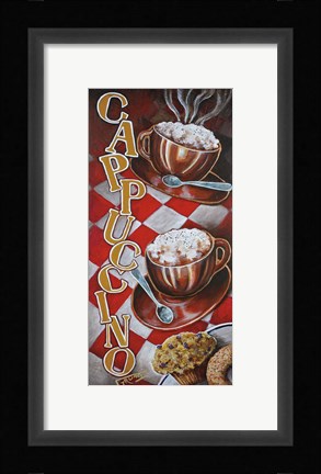 Framed Cappuccino for Two Print