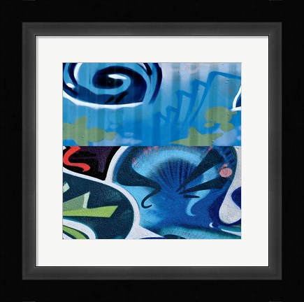 Framed Street Flow II Print