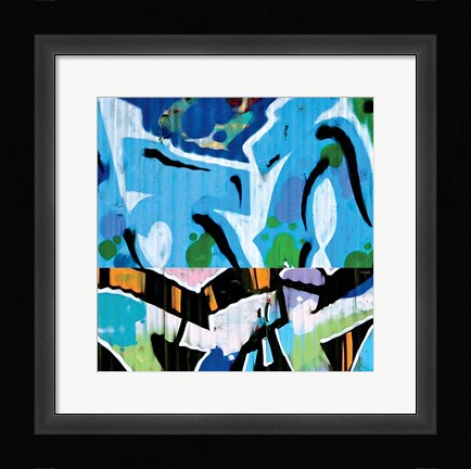 Framed Street Flow III Print