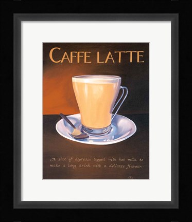 Framed Urban Caffe Latte Print