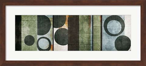 Framed Abstract &amp; Natural Elements Print